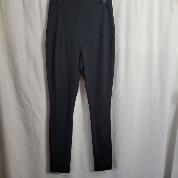 Isabel Ingrid Maternity Target Large Black Stretchy Pants bootcut full panel EUC - Picture 2 of 5